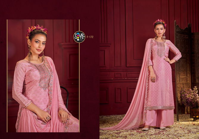 Rahi By Four Dots Organza Silk Designer Dress Material Wholesale Clothing Suppliers In India
